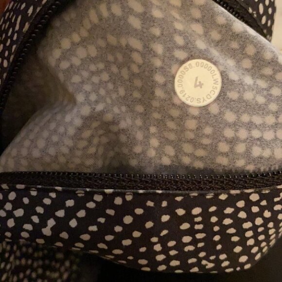 Lululemon Speed Wunder Tight *Asym Free Spirit Ice Grey Black Nulux sz 4 - Picture 8 of 8